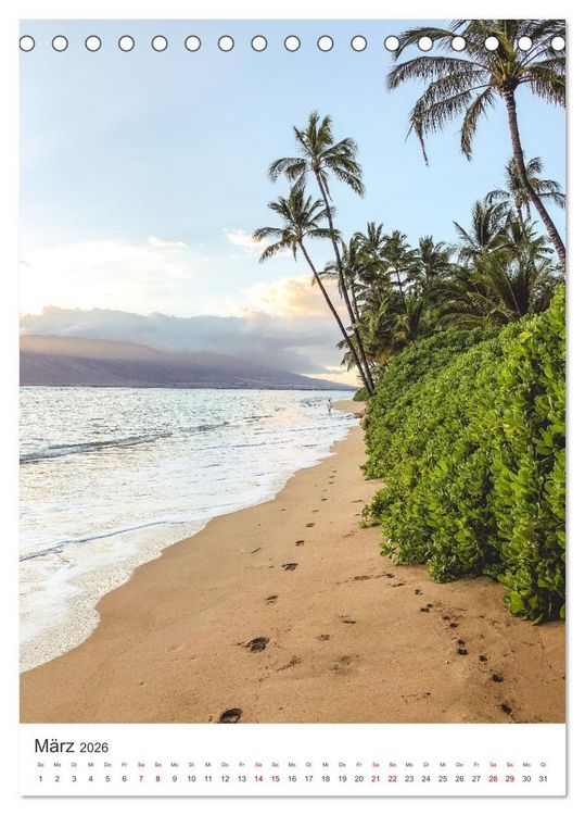 Produktbild: Trauminsel Hawaii (Tischkalender 2026 DIN A5 hoch), CALVENDO Monatskalender
