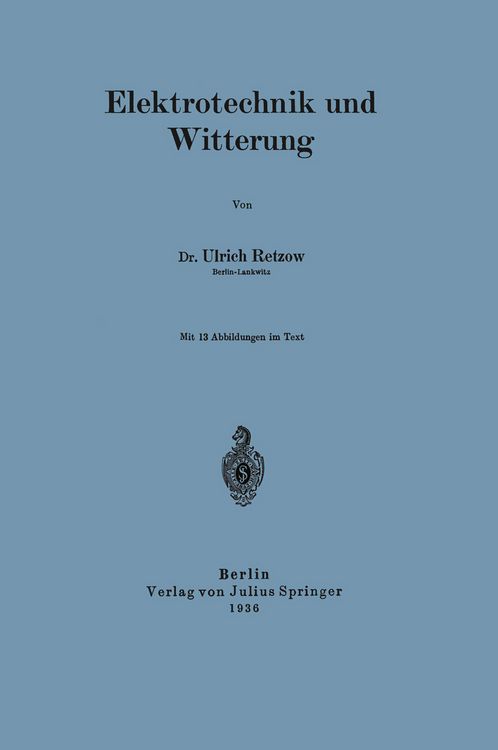 Produktbild: Elektrotechnik und Witterung