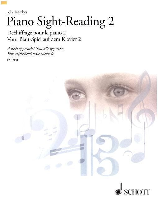 Produktbild: Piano Sight-Reading Vol 2 - A Fresh Approach Educational Piano Sheet Music for Beginners and Intermediate Students Progressive Piano Songbook with Exercises for Practice and Learning