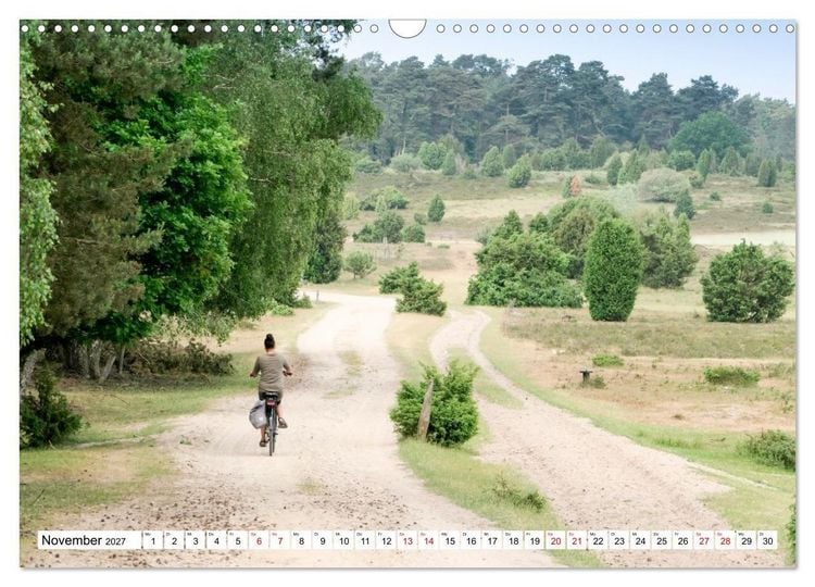 Produktbild: Radland Deutschland - L&uuml;neburger Heide (Wandkalender 2027 DIN A3 quer), CALVENDO Monatskalender