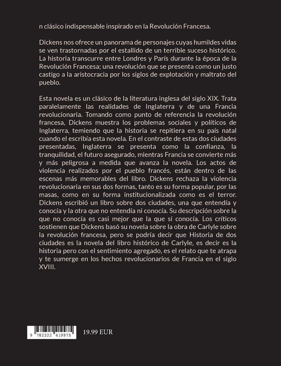 Produktbild: Historia de dos ciudades