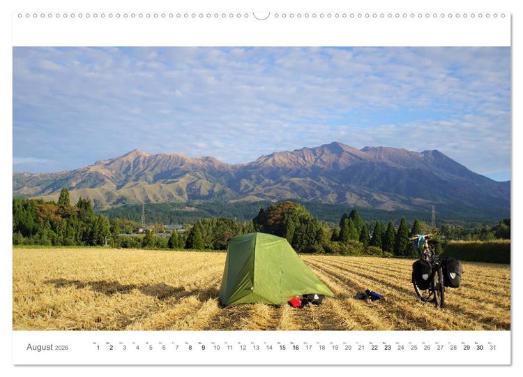 Produktbild: Kyushu - Japans vielf&auml;ltigste Insel (Wandkalender 2026 DIN A2 quer), CALVENDO Monatskalender