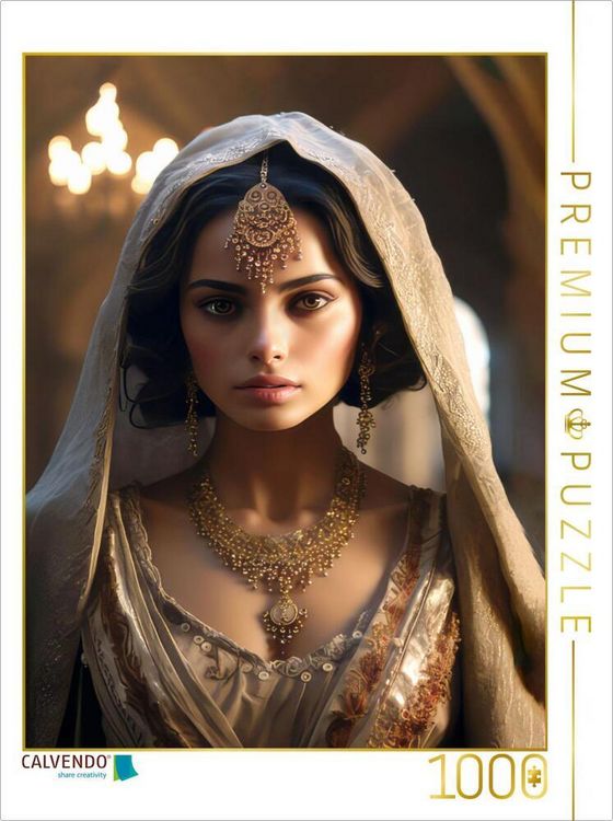 Produktbild: CALVENDO Puzzle Arabische Prinzessin | 1000 Teile Lege-Gr&ouml;&szlig;e 64x48cm Foto-Puzzle f&uuml;r gl&uuml;ckliche Stunden
