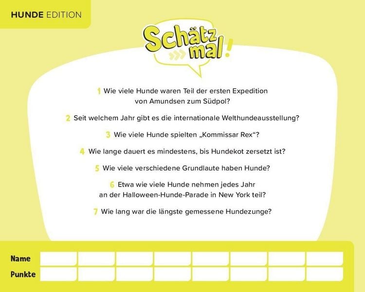 Produktbild: Sch&auml;tz mal! Hunde Edition