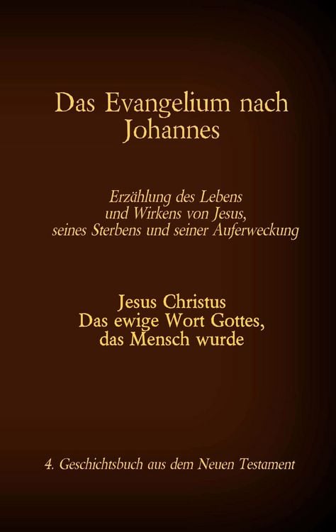 Produktbild: Das Evangelium nach Johannes