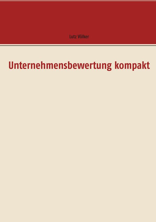 Produktbild: Unternehmensbewertung kompakt