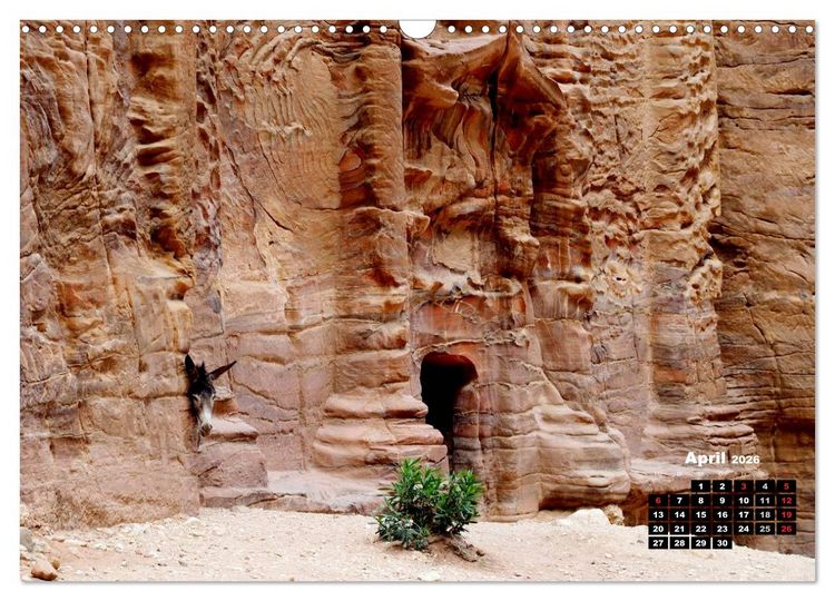 Produktbild: Petra - Felsenstadt in der W&uuml;ste (Wandkalender 2026 DIN A3 quer), CALVENDO Monatskalender