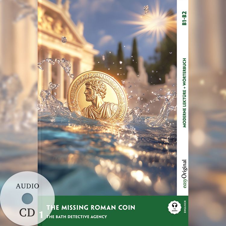 Produktbild: The Missing Roman Coin - Englische Krimi-Lekt&uuml;re B1-B2 (+ Audio-CD)