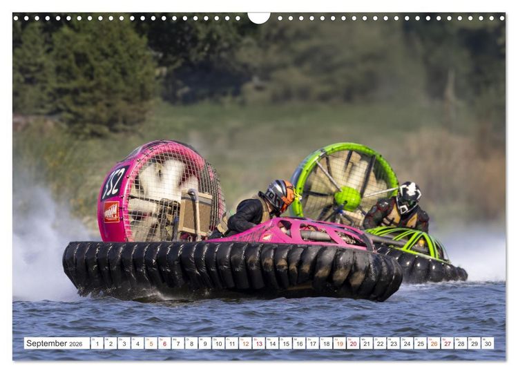 Produktbild: Hovercraft Formel 1 Weltmeisterschaft (Wandkalender 2026 DIN A3 quer), CALVENDO Monatskalender