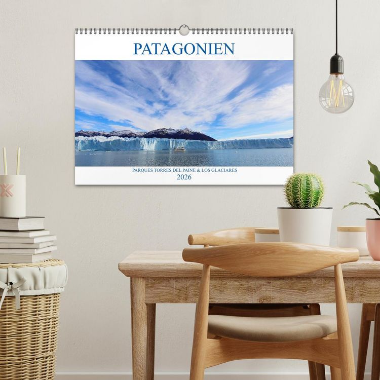 Produktbild: Patagonien - Parques Torres del Paine und Los Glaciares (Wandkalender 2026 DIN A3 quer), CALVENDO Monatskalender