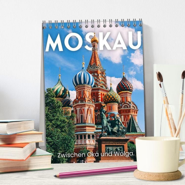 Produktbild: Moskau - Zwischen Oka und Wolga. (Tischkalender 2026 DIN A5 hoch), CALVENDO Monatskalender