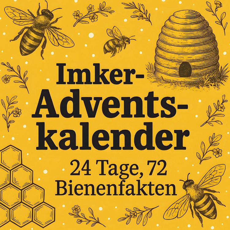 Produktbild: Imker Adventskalender | 24 Tage, 72 Bienenfakten