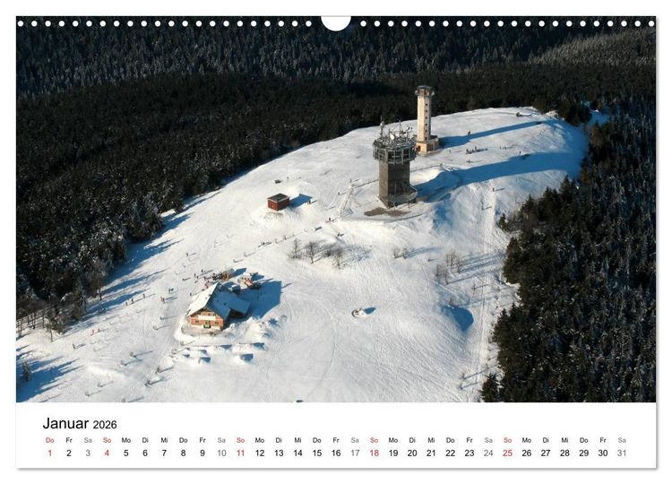 Produktbild: Th&uuml;ringen - mit Abstand betrachtet 2026 (Wandkalender 2026 DIN A3 quer), CALVENDO Monatskalender
