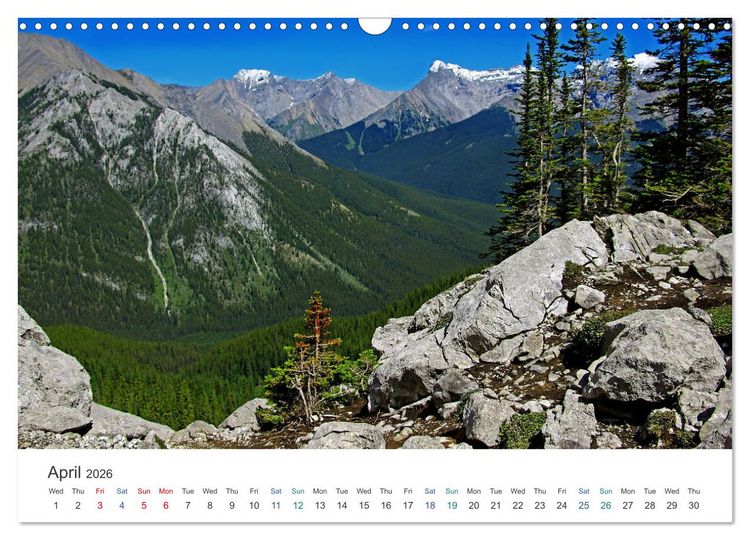 Produktbild: Journey through Alberta and British Columbia (Wall Calendar 2026 DIN A3 landscape), CALVENDO 12 Month Wall Calendar