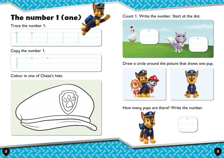 Produktbild: PAW Patrol First Numbers Activity Book