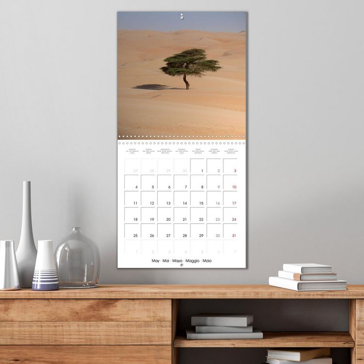 Produktbild: Desert - unknown exciting (Wall Calendar 2026 12 &times; 12 Inch) CALVENDO 12 Month Wall Calendar
