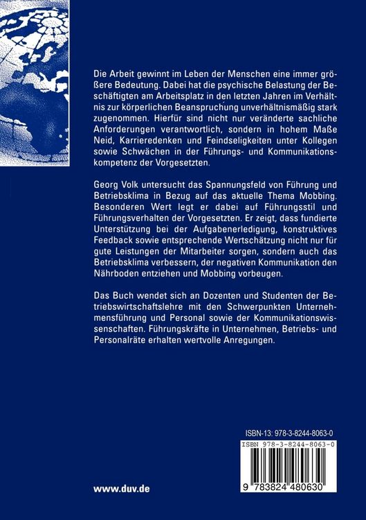 Produktbild: Determinanten von Mobbing am Arbeitsplatz