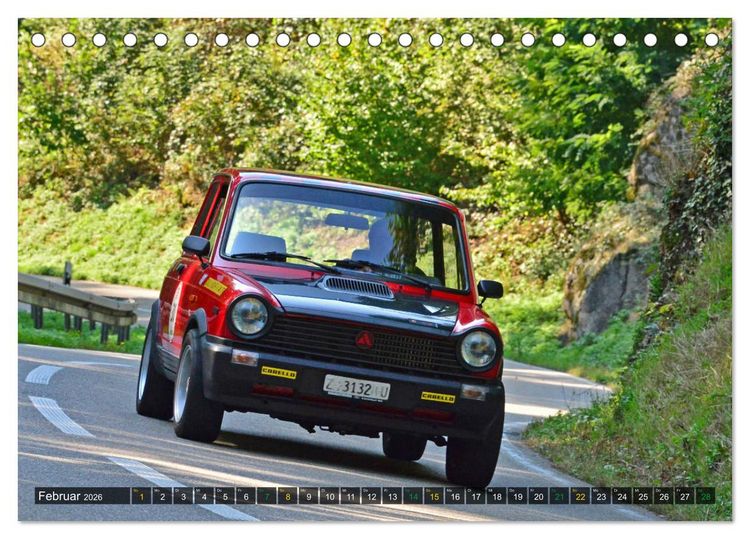 Produktbild: OLDTIMER BERGRENNEN - Kleine Flitzer (Tischkalender 2026 DIN A5 quer), CALVENDO Monatskalender