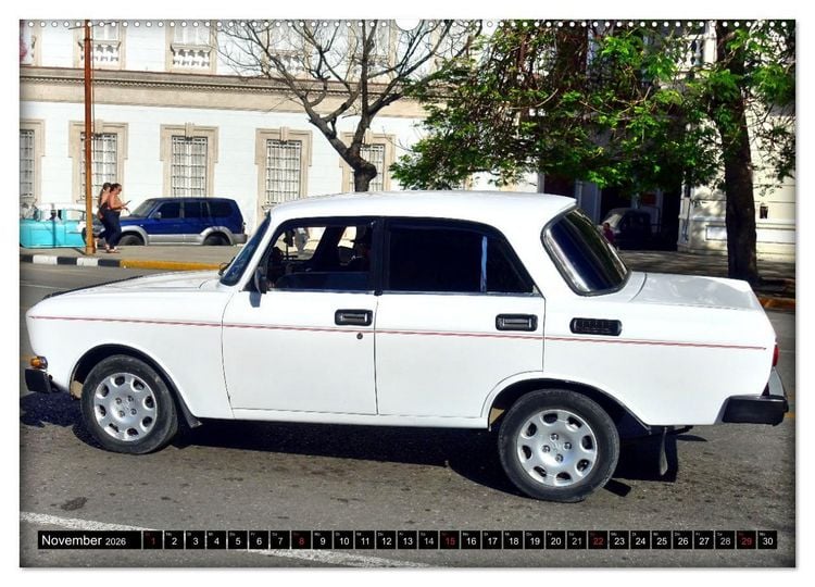 Produktbild: AUTO-LEGENDE MOSKWITSCH (hochwertiger Premium Wandkalender 2026 DIN A2 quer), Kunstdruck in Hochglanz