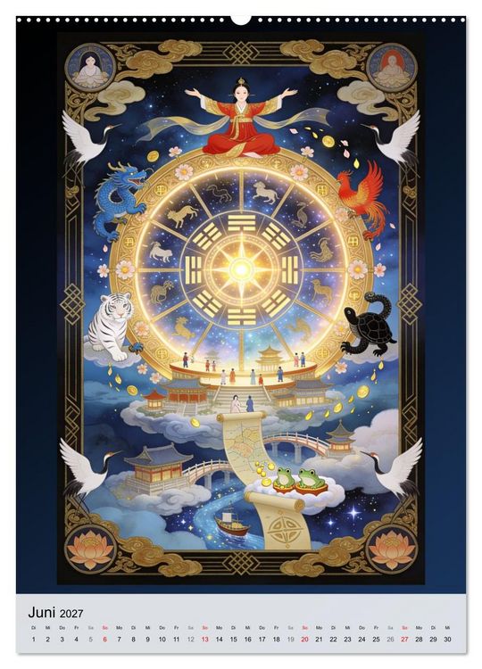 Produktbild: Karten des Gl&uuml;cks (Wandkalender 2027 DIN A2 hoch), CALVENDO Monatskalender