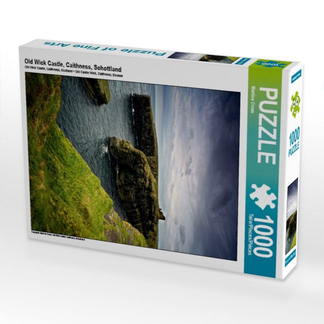 Produktbild: CALVENDO Puzzle Old Wick Castle, Caithness, Schottland | 1000 Teile Lege-Gr&ouml;&szlig;e 64x48cm Foto-Puzzle f&uuml;r gl&uuml;ckliche Stunden