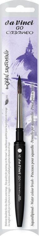 Produktbild: da Vinci Pinsel GO CASANEO Reise-Aquarellpinsel, rund, Pinsel, Gr&ouml;&szlig;e 6