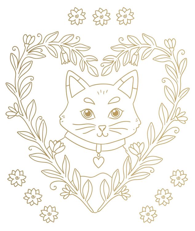 Produktbild: Metallic-Malen, (Katze)