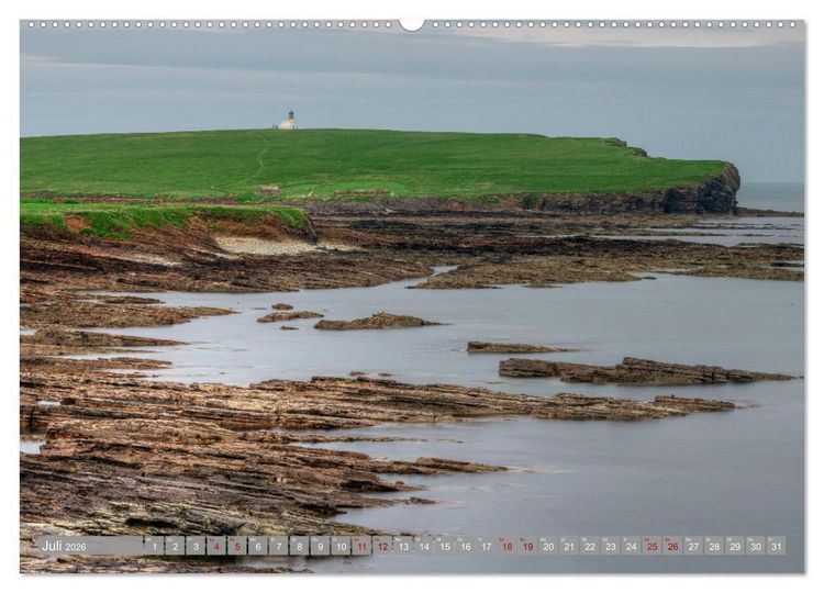 Produktbild: Orkney, Inselwelten aus Licht und Legenden. (Wandkalender 2026 DIN A2 quer), CALVENDO Monatskalender