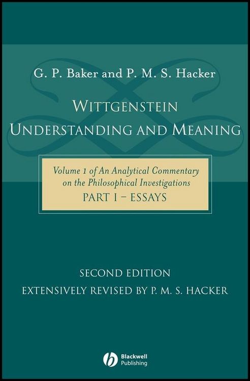 Produktbild: Wittgenstein: Understanding and Meaning