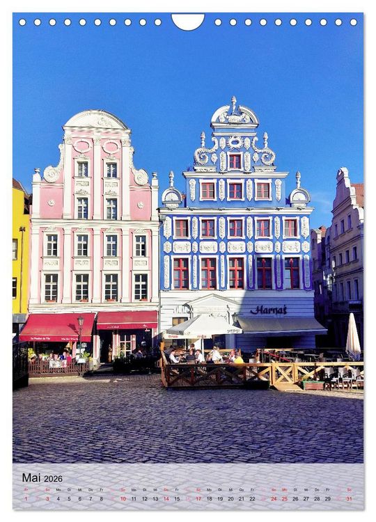 Produktbild: Polnische St&auml;dte - Highlights im Norden (Wandkalender 2026 DIN A4 hoch), CALVENDO Monatskalender