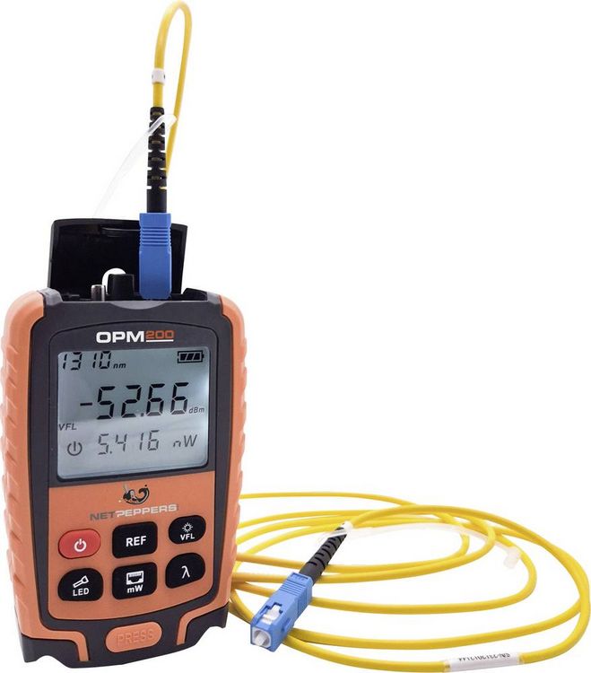 Produktbild: NetPeppers Glasfaserpr&uuml;fger&auml;t NP-FIBER-OPM200 Pocket Power Meter OPM200