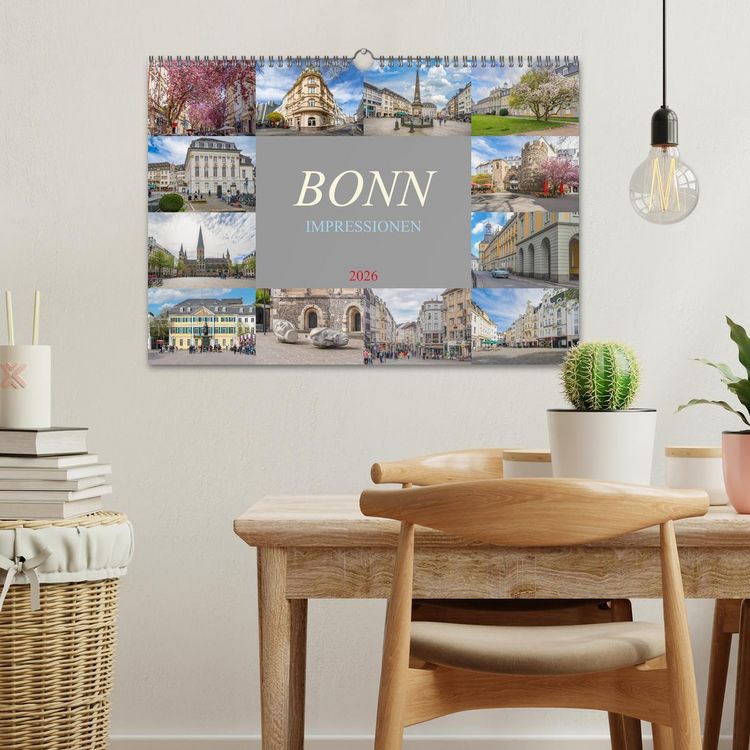 Produktbild: Bonn Impressionen (Wandkalender 2026 DIN A3 quer), CALVENDO Monatskalender