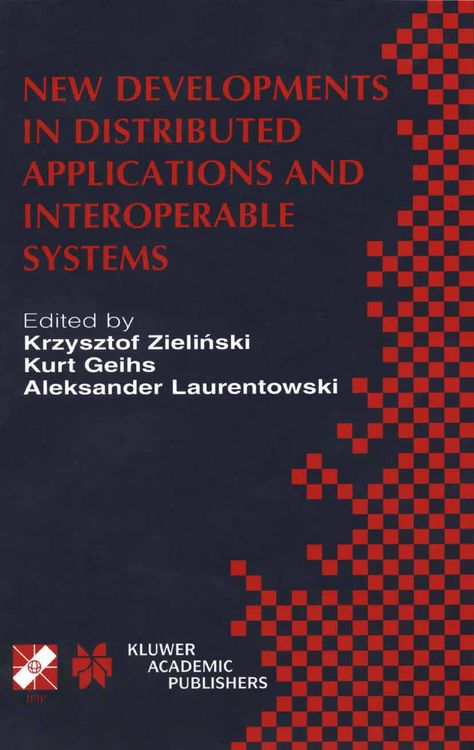Produktbild: New Developments in Distributed Applications and Interoperable Systems