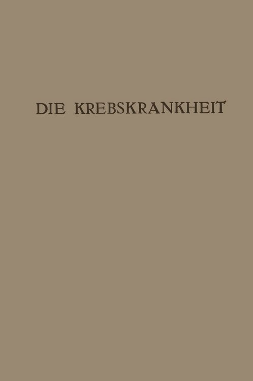 Produktbild: Die Krebskrankheit