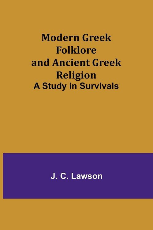 Produktbild: Modern Greek Folklore and Ancient Greek Religion