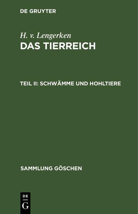 Produktbild: Schw&auml;mme und Hohltiere