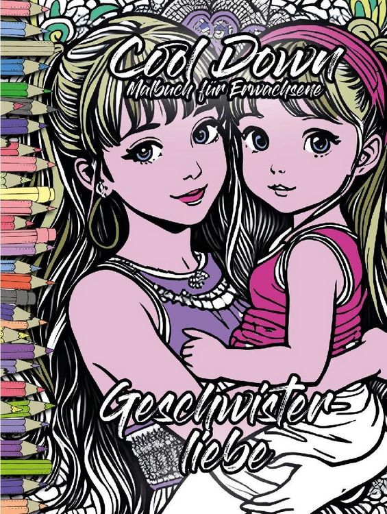 Produktbild: Cool Down | Malbuch f&uuml;r Erwachsene: Geschwisterliebe