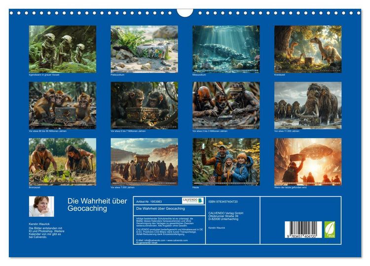 Produktbild: Die Wahrheit &uuml;ber Geocaching (Wandkalender 2026 DIN A3 quer), CALVENDO Monatskalender