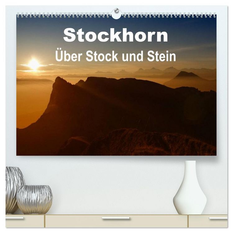 Produktbild: Stockhorn &ndash; &Uuml;ber Stock und Stein (hochwertiger Premium Wandkalender 2026 DIN A2 quer), Kunstdruck in Hochglanz