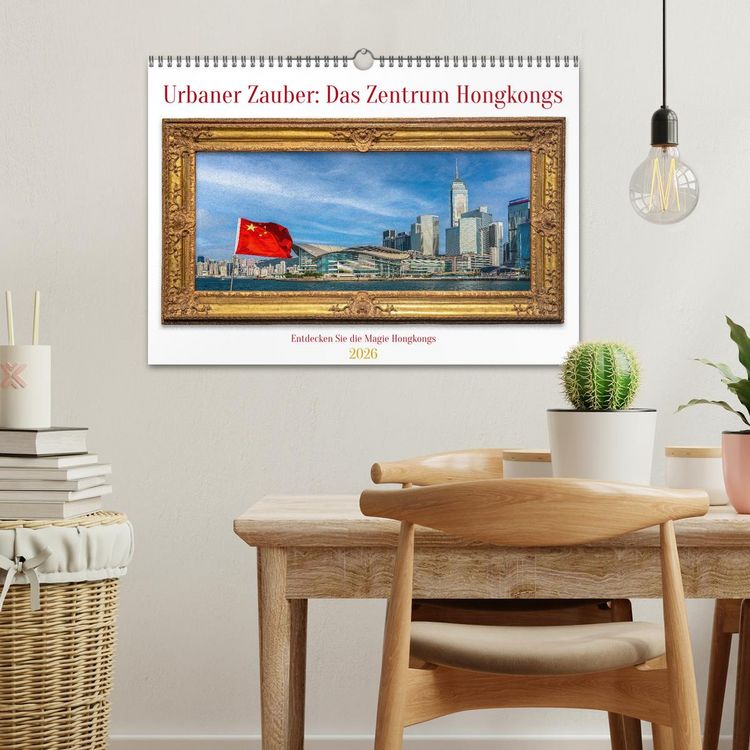 Produktbild: Urbaner Zauber: Das Zentrum Hongkongs (Wandkalender 2026 DIN A3 quer), CALVENDO Monatskalender