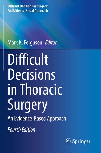 Produktbild: Difficult Decisions in Thoracic Surgery