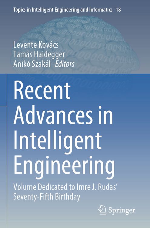 Produktbild: Recent Advances in Intelligent Engineering