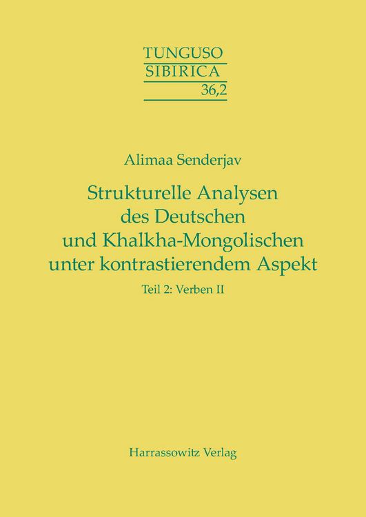 Produktbild: Strukturelle Analysen des Deutschen und Khalkha-Mongolischen unter kontrastierendem Aspekt