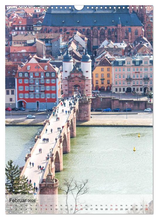 Produktbild: Altes Heidelberg (Wandkalender 2026 DIN A3 hoch), CALVENDO Monatskalender