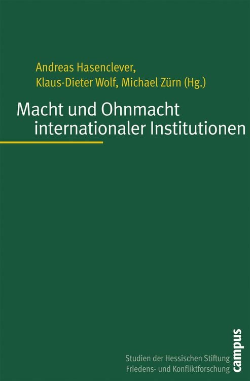 Produktbild: Macht und Ohnmacht internationaler Institutionen