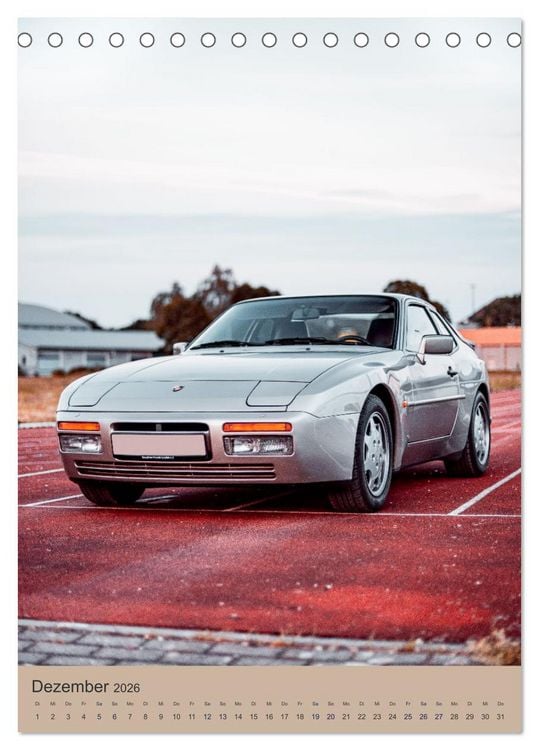 Produktbild: Porsche 944 - Fine Art (Tischkalender 2026 DIN A5 hoch), CALVENDO Monatskalender
