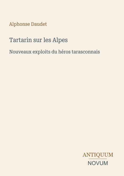 Produktbild: Tartarin sur les Alpes