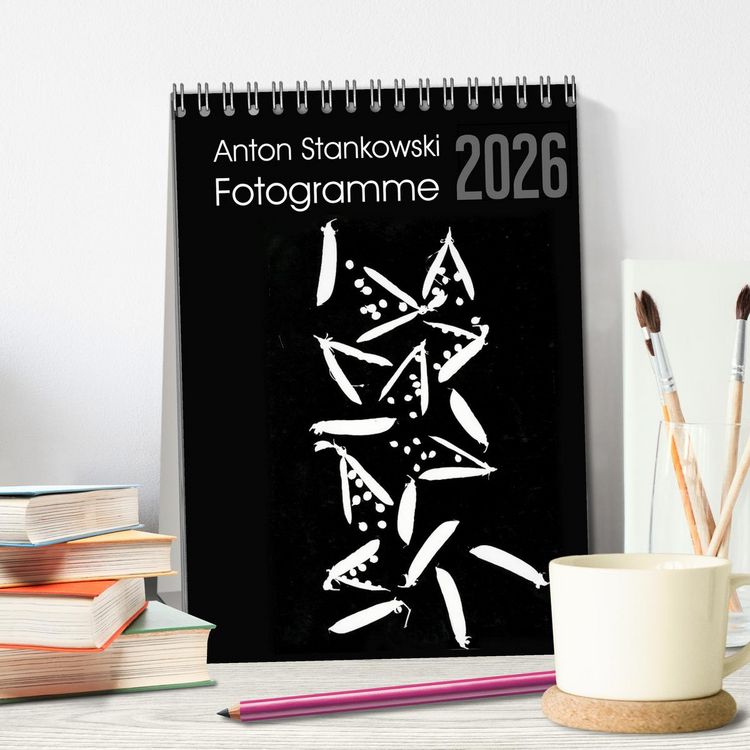 Produktbild: Anton Stankowski Fotogramme (Tischkalender 2026 DIN A5 hoch), CALVENDO Monatskalender