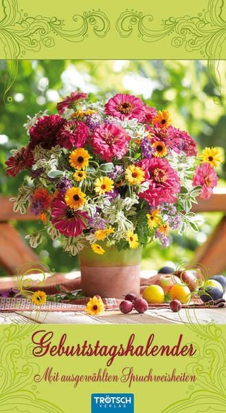Produktbild: Geburtstagskalender "Blumen"