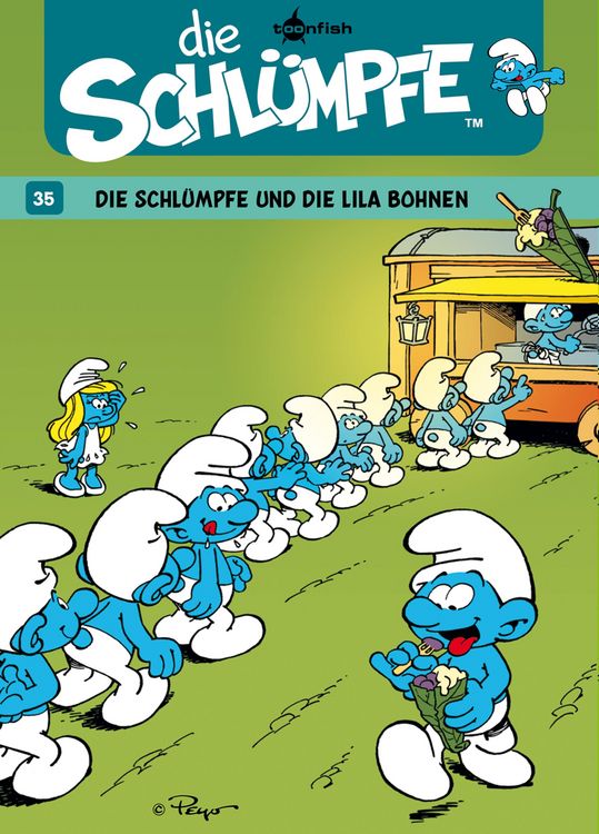 Produktbild: Die Schl&uuml;mpfe 35: Die Schl&uuml;mpfe und die lila Bohnen